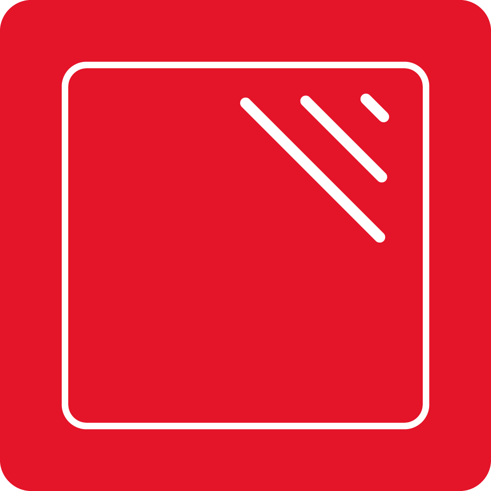 Steklena sprednja stran