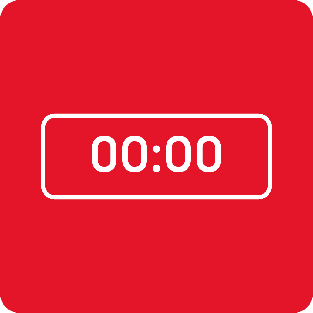 Timer for every heating zone